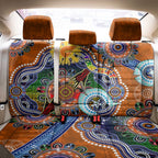 Custom NAIDOC Week 2024 GWS Giants Back Car Seat Cover Australia Aboriginal Dot Painting