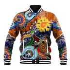 Custom NAIDOC Week 2024 GWS Giants Baseball Jacket Australia Aboriginal Dot Painting
