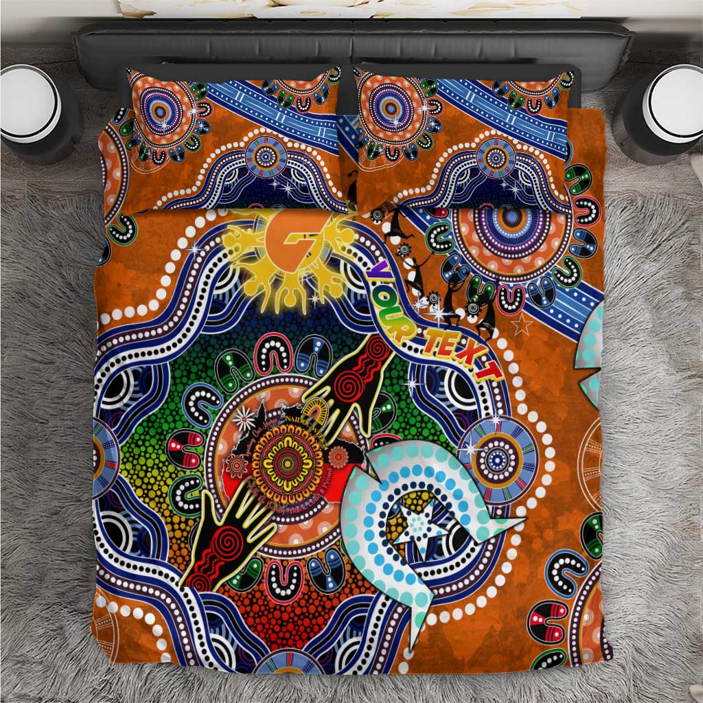 Custom NAIDOC Week 2024 GWS Giants Bedding Set Australia Aboriginal Dot Painting