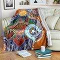 Custom NAIDOC Week 2024 GWS Giants Blanket Australia Aboriginal Dot Painting