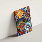 Custom NAIDOC Week 2024 GWS Giants Canvas Wall Art Australia Aboriginal Dot Painting
