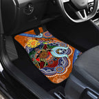 Custom NAIDOC Week 2024 GWS Giants Car Mats Australia Aboriginal Dot Painting