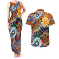 Custom NAIDOC Week 2024 GWS Giants Couples Matching Tank Maxi Dress and Hawaiian Shirt Australia Aboriginal Dot Painting