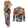 Custom NAIDOC Week 2024 GWS Giants Couples Matching Tank Maxi Dress and Long Sleeve Button Shirt Australia Aboriginal Dot Painting