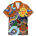 Custom NAIDOC Week 2024 GWS Giants Family Matching Mermaid Dress and Hawaiian Shirt Australia Aboriginal Dot Painting