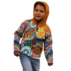 Custom NAIDOC Week 2024 GWS Giants Kid Hoodie Australia Aboriginal Dot Painting