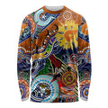 Custom NAIDOC Week 2024 GWS Giants Long Sleeve Shirt Australia Aboriginal Dot Painting