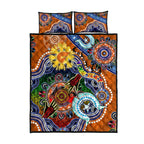 Custom NAIDOC Week 2024 GWS Giants Quilt Bed Set Australia Aboriginal Dot Painting