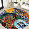 Custom NAIDOC Week 2024 GWS Giants Round Carpet Australia Aboriginal Dot Painting