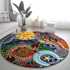 Custom NAIDOC Week 2024 GWS Giants Round Carpet Australia Aboriginal Dot Painting