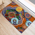 Custom NAIDOC Week 2024 GWS Giants Rubber Doormat Australia Aboriginal Dot Painting
