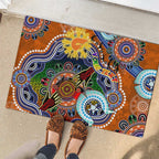 Custom NAIDOC Week 2024 GWS Giants Rubber Doormat Australia Aboriginal Dot Painting