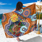 Custom NAIDOC Week 2024 GWS Giants Sarong Australia Aboriginal Dot Painting