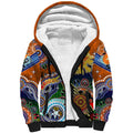 Custom NAIDOC Week 2024 GWS Giants Sherpa Hoodie Australia Aboriginal Dot Painting