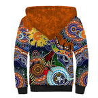 Custom NAIDOC Week 2024 GWS Giants Sherpa Hoodie Australia Aboriginal Dot Painting
