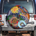 Custom NAIDOC Week 2024 GWS Giants Spare Tire Cover Australia Aboriginal Dot Painting