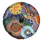 Custom NAIDOC Week 2024 GWS Giants Spare Tire Cover Australia Aboriginal Dot Painting