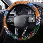 NAIDOC Week 2024 GWS Giants Steering Wheel Cover Australia Aboriginal Dot Painting