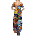 Custom NAIDOC Week 2024 GWS Giants Summer Maxi Dress Australia Aboriginal Dot Painting