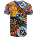Custom NAIDOC Week 2024 GWS Giants T Shirt Australia Aboriginal Dot Painting