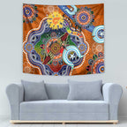 Custom NAIDOC Week 2024 GWS Giants Tapestry Australia Aboriginal Dot Painting