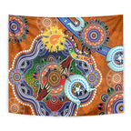 Custom NAIDOC Week 2024 GWS Giants Tapestry Australia Aboriginal Dot Painting
