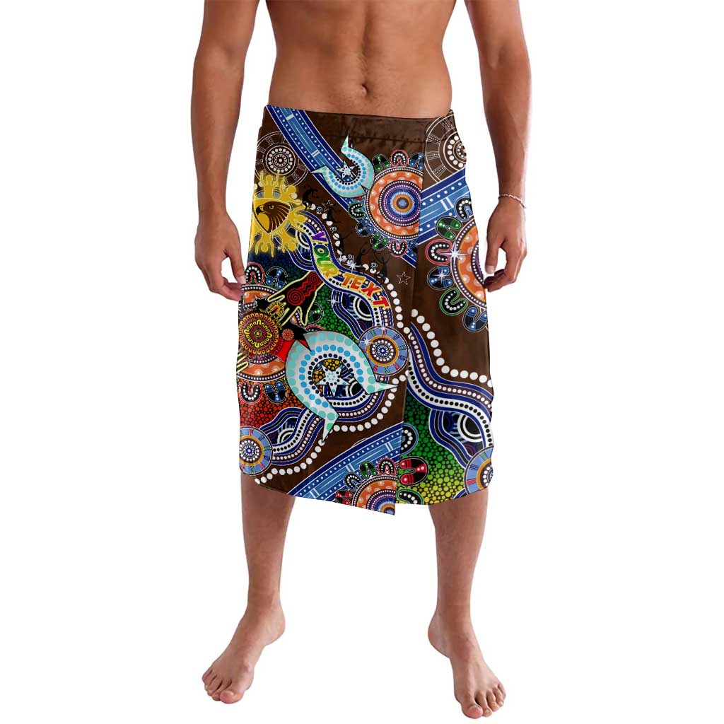 Custom NAIDOC Week 2024 Hawthorn Hawks Lavalava Australia Aboriginal Dot Painting