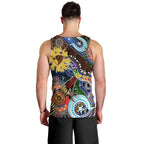 Custom NAIDOC Week 2024 Hawthorn Hawks Men Tank Top Australia Aboriginal Dot Painting