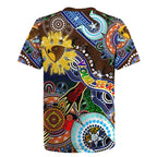 Custom NAIDOC Week 2024 Hawthorn Hawks Rugby Jersey Australia Aboriginal Dot Painting