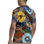 Custom NAIDOC Week 2024 Hawthorn Hawks Rugby Jersey Australia Aboriginal Dot Painting