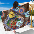 Custom NAIDOC Week 2024 Hawthorn Hawks Sarong Australia Aboriginal Dot Painting