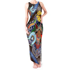 Custom NAIDOC Week 2024 Hawthorn Hawks Tank Maxi Dress Australia Aboriginal Dot Painting