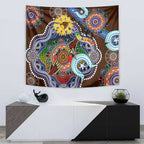 Custom NAIDOC Week 2024 Hawthorn Hawks Tapestry Australia Aboriginal Dot Painting