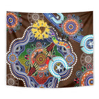 Custom NAIDOC Week 2024 Hawthorn Hawks Tapestry Australia Aboriginal Dot Painting