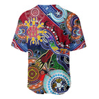 Custom NAIDOC Week 2024 Melbourne Demons Baseball Jersey Australia Aboriginal Dot Painting