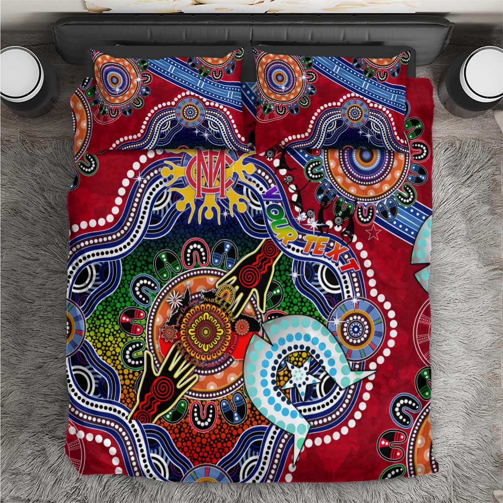 Custom NAIDOC Week 2024 Melbourne Demons Bedding Set Australia Aboriginal Dot Painting