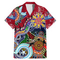Custom NAIDOC Week 2024 Melbourne Demons Family Matching Mermaid Dress and Hawaiian Shirt Australia Aboriginal Dot Painting
