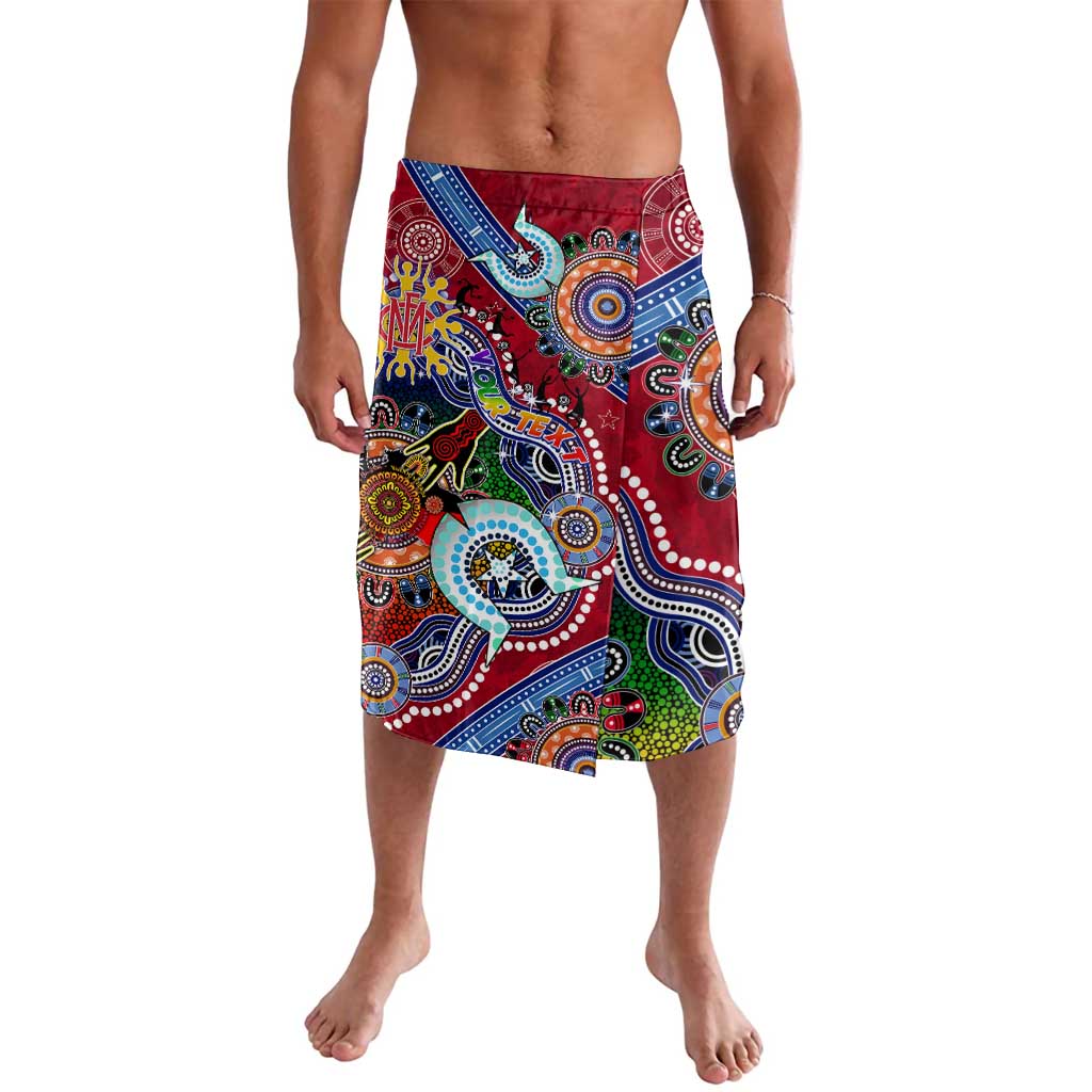 Custom NAIDOC Week 2024 Melbourne Demons Lavalava Australia Aboriginal Dot Painting