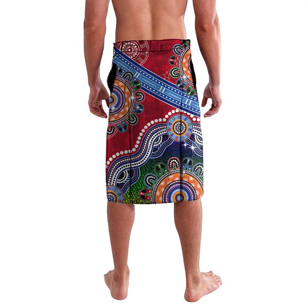 Custom NAIDOC Week 2024 Melbourne Demons Lavalava Australia Aboriginal Dot Painting