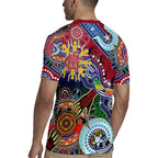 Custom NAIDOC Week 2024 Melbourne Demons Rugby Jersey Australia Aboriginal Dot Painting