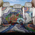 Custom NAIDOC Week 2024 North Melbourne Kangaroos Back Car Seat Cover Australia Aboriginal Dot Painting