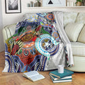 Custom NAIDOC Week 2024 North Melbourne Kangaroos Blanket Australia Aboriginal Dot Painting