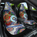 Custom NAIDOC Week 2024 North Melbourne Kangaroos Car Seat Cover Australia Aboriginal Dot Painting
