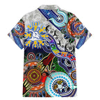 Custom NAIDOC Week 2024 North Melbourne Kangaroos Family Matching Mermaid Dress and Hawaiian Shirt Australia Aboriginal Dot Painting
