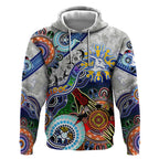 Custom NAIDOC Week 2024 North Melbourne Kangaroos Hoodie Australia Aboriginal Dot Painting