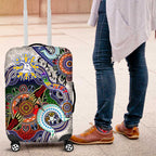 Custom NAIDOC Week 2024 North Melbourne Kangaroos Luggage Cover Australia Aboriginal Dot Painting