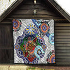 Custom NAIDOC Week 2024 North Melbourne Kangaroos Quilt Australia Aboriginal Dot Painting
