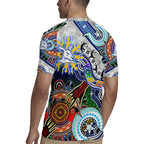 Custom NAIDOC Week 2024 North Melbourne Kangaroos Rugby Jersey Australia Aboriginal Dot Painting