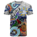Custom NAIDOC Week 2024 North Melbourne Kangaroos T Shirt Australia Aboriginal Dot Painting