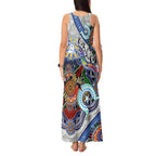 Custom NAIDOC Week 2024 North Melbourne Kangaroos Tank Maxi Dress Australia Aboriginal Dot Painting